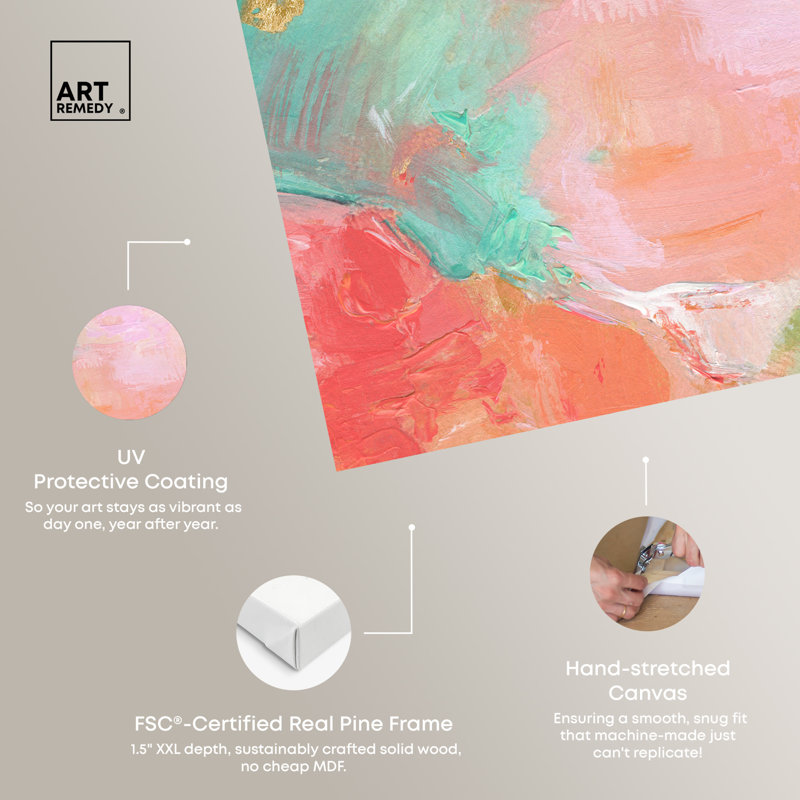 «Gilded Air I - Ira Colmeva», impression sur toile 2 pièces par Art Remedy, 48 x 36, Canvas Unframed, 36"H x 48"W