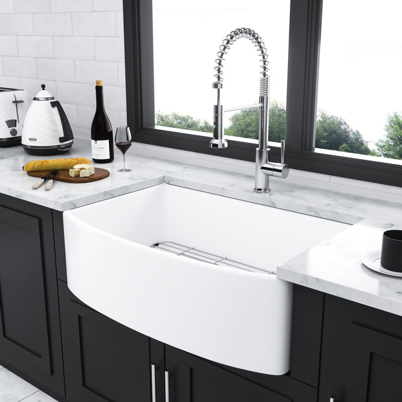 Lavabo en céramique blanc 30 pouces