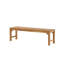 Lantigua Solid Wood Teak Outdoor Bench