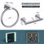 Ensemble de quincaillerie de salle de bain 2 pièces Celestine-99127138