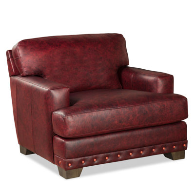 Fauteuil en cuir Grain Nixson