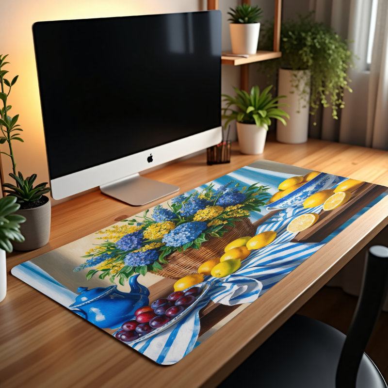 Polyester Desk Pad, 31.5x15.5