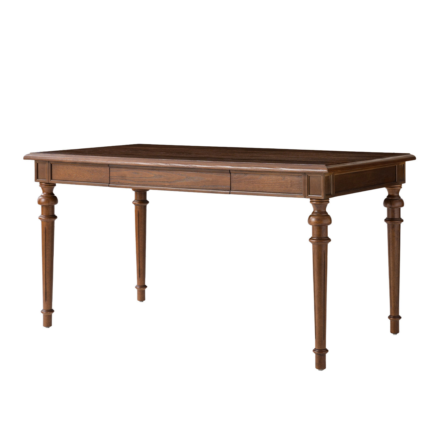Sara 60'' Farmhouse Dining Table With Drawer