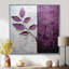 «Purple Leaves Plum Precision - Leaves», reproduction sur toile encadrée-834183587-848971888