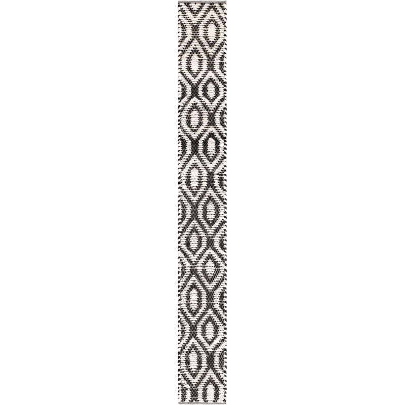 Kenyla Cotton Abstract Indoor Rug, Runner 1'2" x 10'