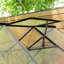 Serre en polycarbonate 8 pi x 6 pi x 6,4 pi, gris anthracite
