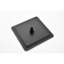 Support mural de pomme de douche à pluie de 12 po noir mat - buse autonettoyante pour douche attrayante, compatible avec tous les bras standard, conforme aux instructions de raccordement des tuyaux American