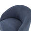 Fauteuil demi-tonneau pivotant en bois massif Boucle-1567430694