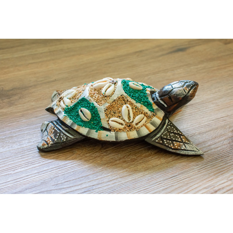 Décoration murale tortue, Vert
