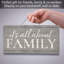 All About Family Slatted Wood Wall Sign