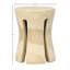 Isolde Suar Wood End Table, Natural