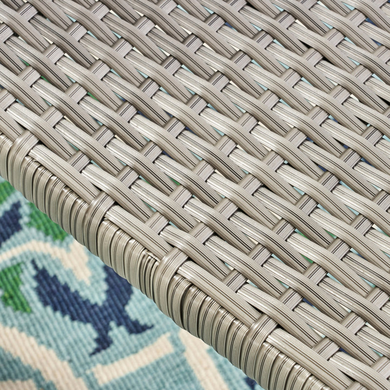 Chaise d'extérieur grise - avec siège en filet élégant pour chaise de patio Cool Allure