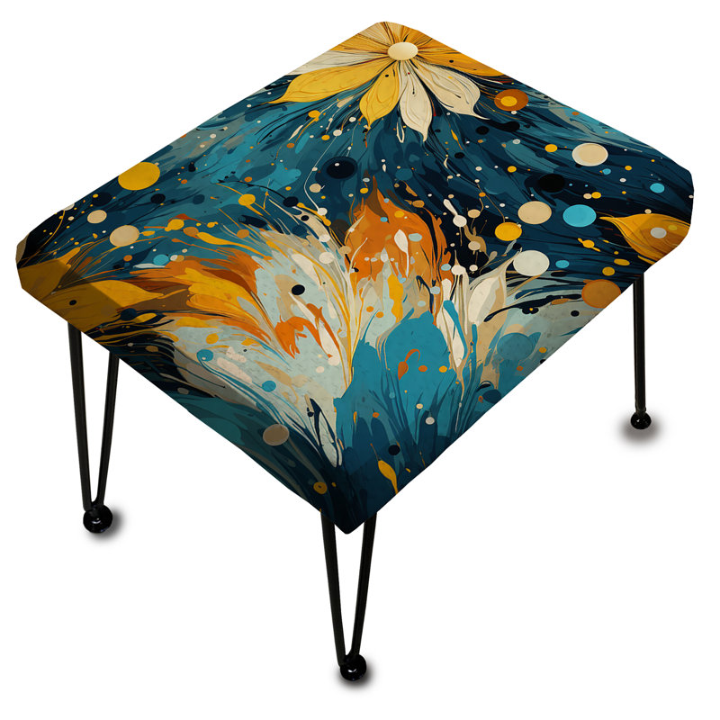 Poupart Poupart Doodle Explosion - Repose-pieds rectangulaire abstrait