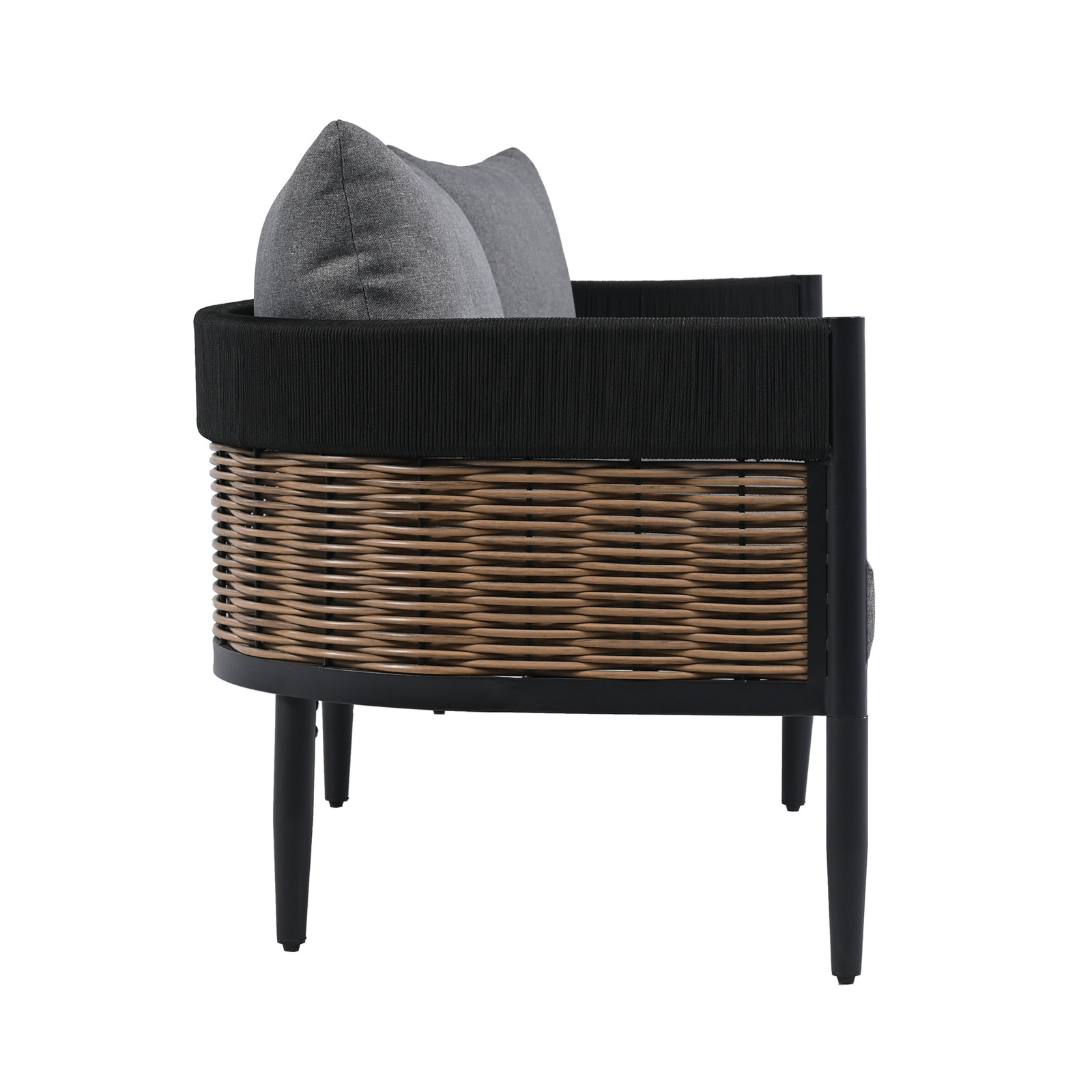 Corrente 78" Patio Sofa, Gray