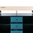 55.7" Kitchen Island With 2 Foldable Leaf, 5 Wheels, Power Outlet, Folding Dining Table And Storage Space, Spacious Drop Nautical Style,-589039584