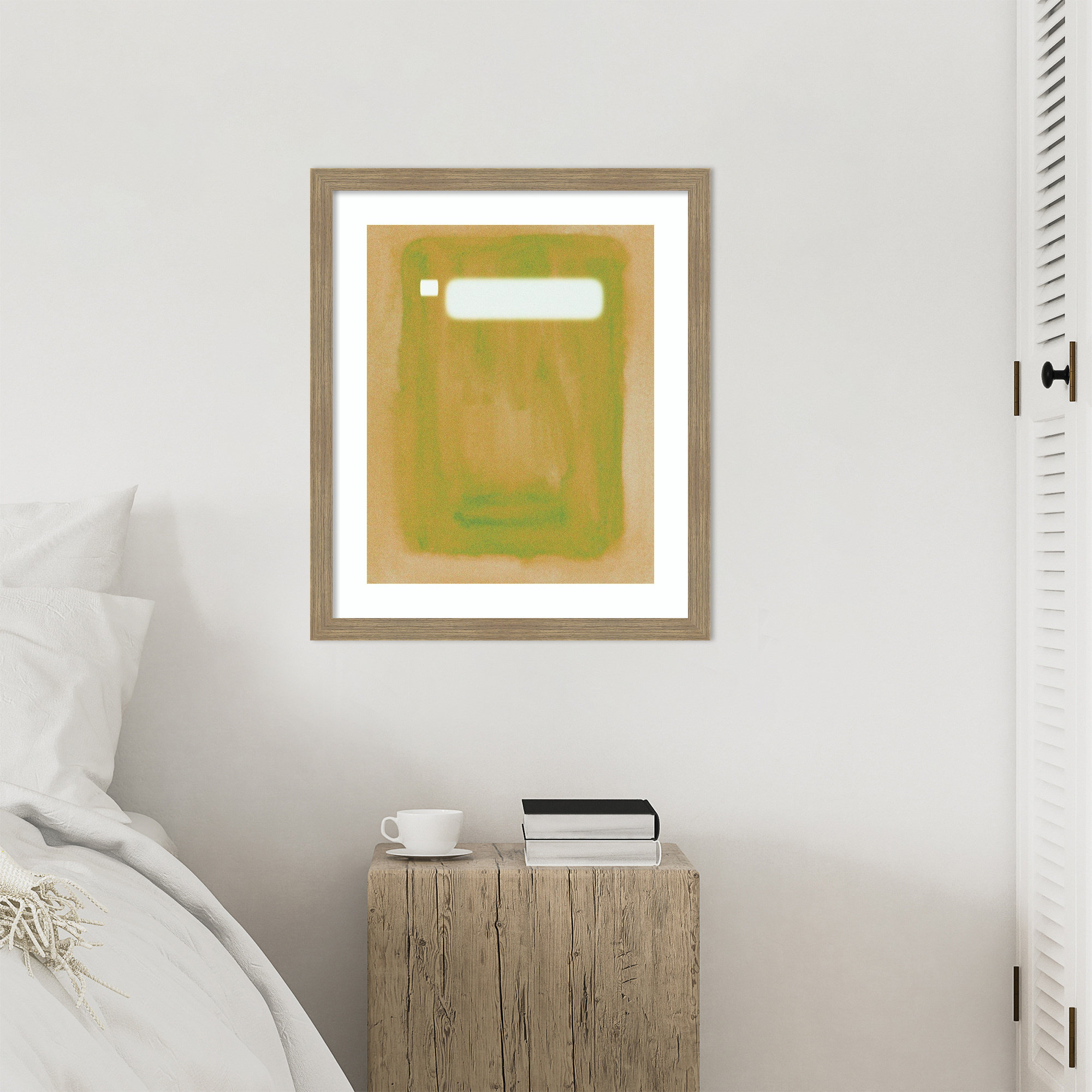Focal Point II by Melissa Wang Wood Framed Wall Art Print, 26" H x 22" W, Brown