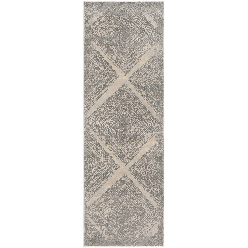 Wendi Performance Geometric Rug, Runner 2'7" x 8'