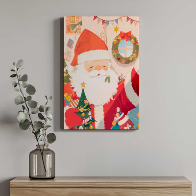 «Santa's Nook II» par Melissa Wang, reproduction d'art sur toile