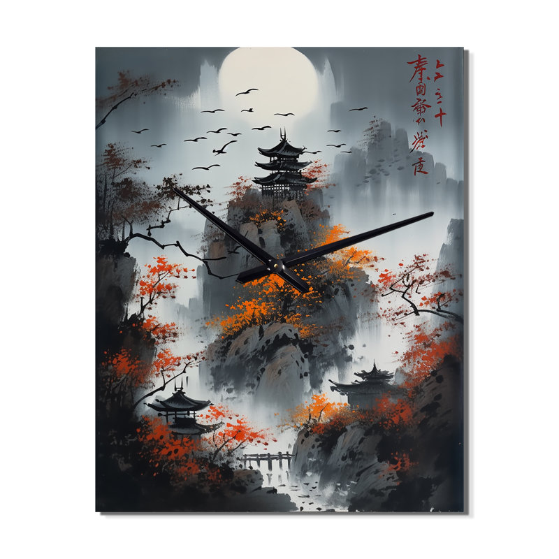Horloge murale Jakenya - Japon, H 40 po x l 30 po x P 1 po