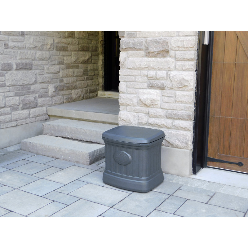 Boîte de rangement en plastique 26 gallons, Gris granite