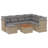 Vidaxl Garden Sofa Set Mix Beige