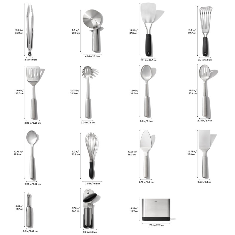 OXO Steel 15 Piece Set