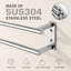 Double barre à serviettes 28 po pour salle de bain murale, chrome poli-135142025