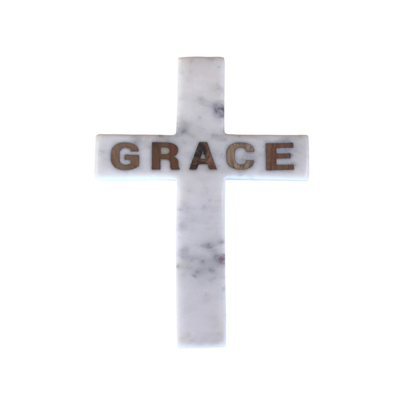 Grace Grace incrustation de marbre blanc