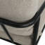Fauteuil club rond Caspian avec coussins en oléfine