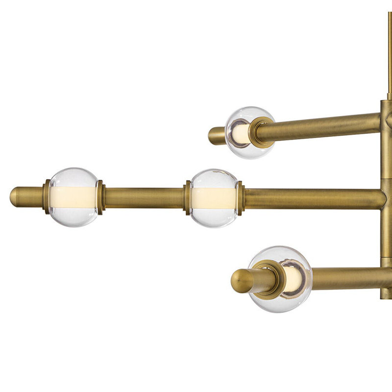 Hinkley Saxon Chandelier, 14.25" H x 50" W x 50" D