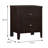 Boden 2-drawer Nightstand Cappuccino