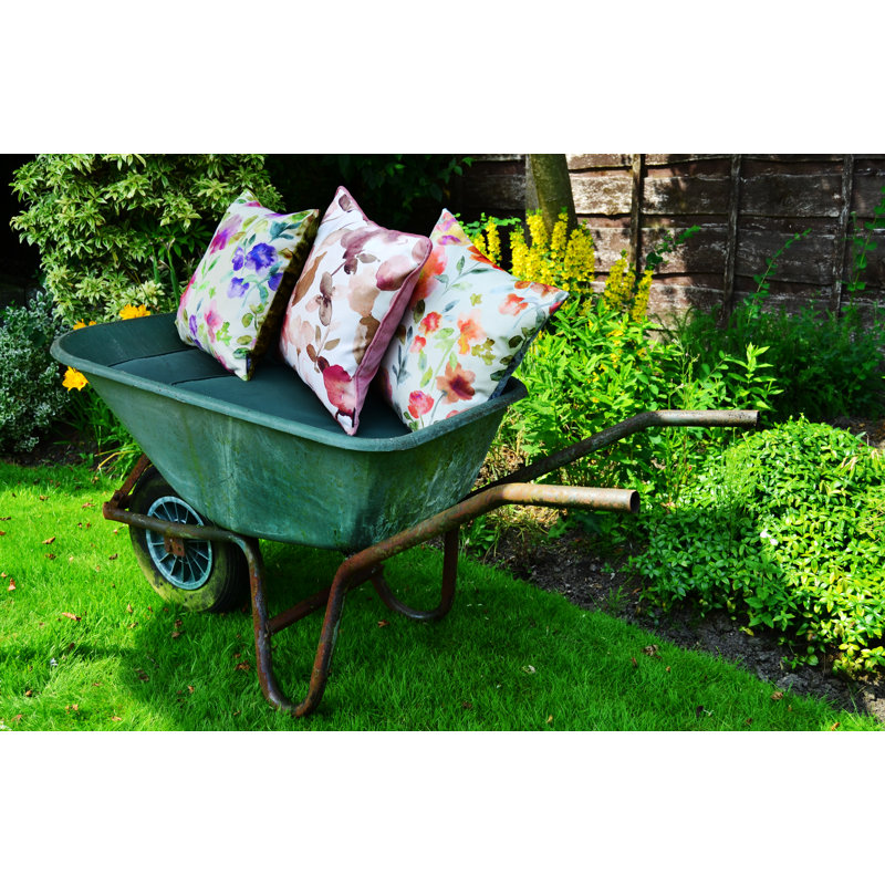 Cho Floral Square Cushion Cover, Pink