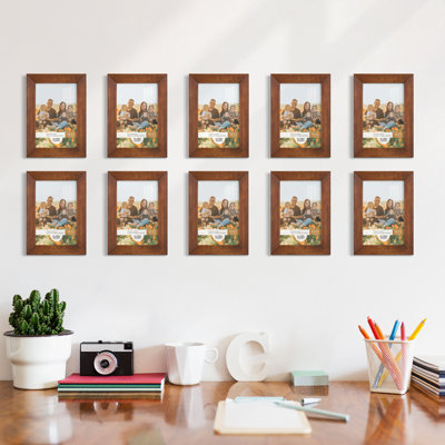 Wood Picture Frame - Set of 10