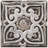 Mandala Decor 7-7/8 In. X 7-7/8 In. Ceramic Wall Tile