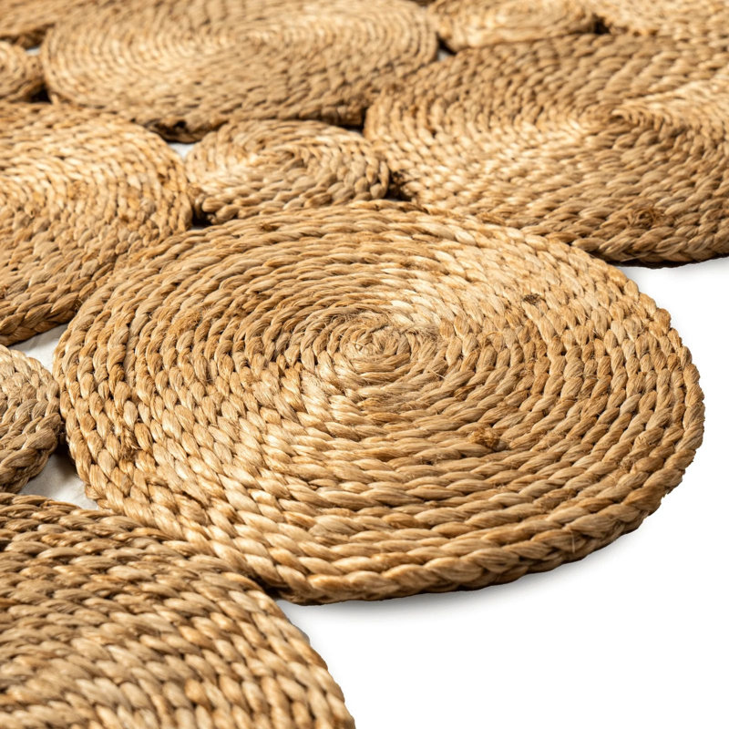 Tapis en jute tissé à la main
