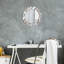 Huldar Glass Flat Wall Mirror-351567230-351570298