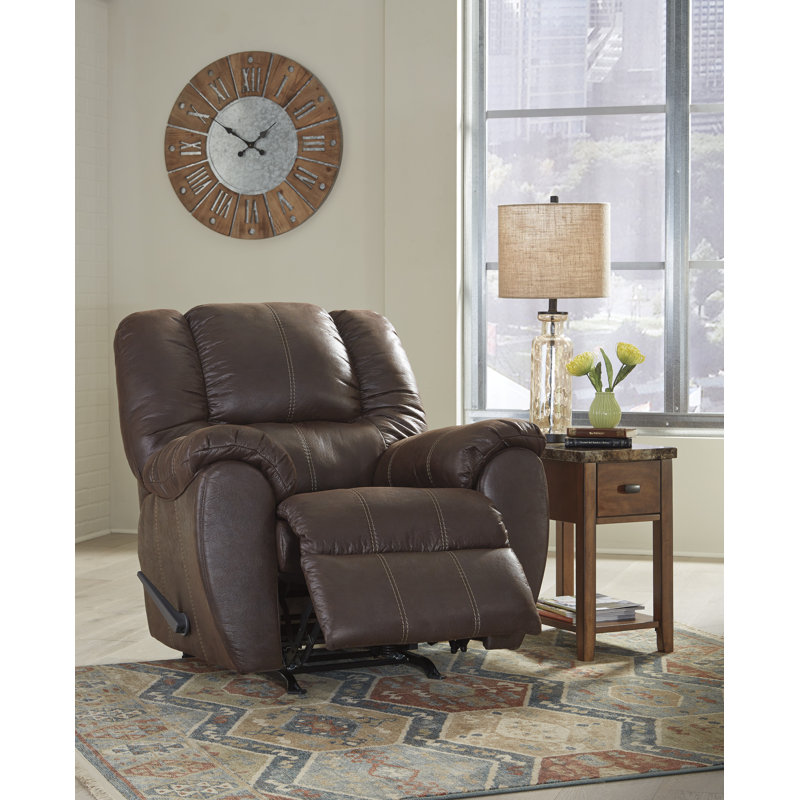 Fauteuil inclinable manuel standard 41 po Pinard, Mélange de polyester couleur noyer