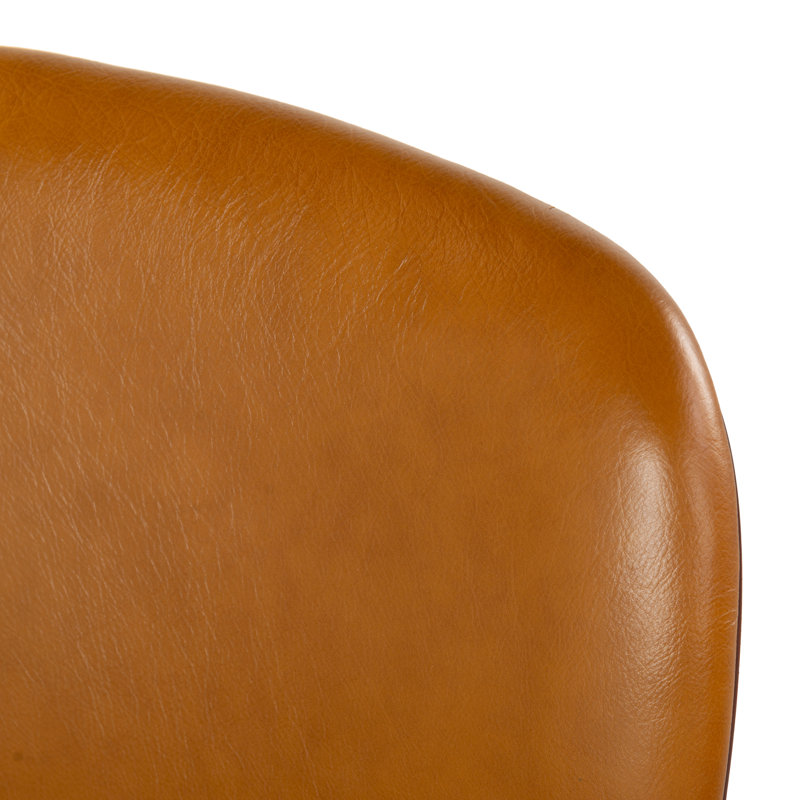 Chaise brune Vanya, Cuir brun