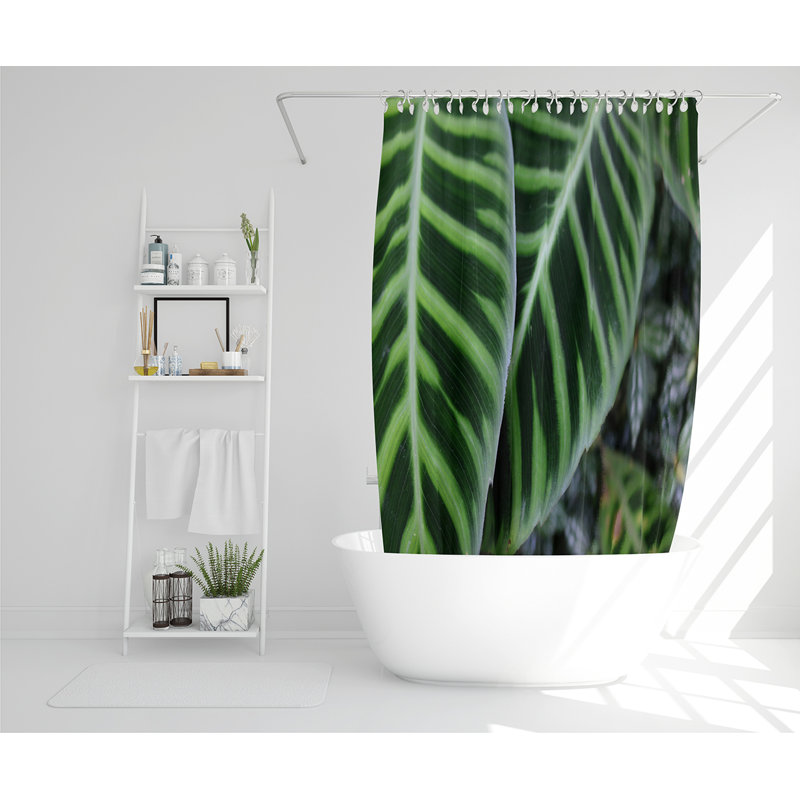 Elkmar 13 Piece Polyester Shower Curtain Set