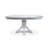 Grey Extendable 48" Round Dining Table-116588890