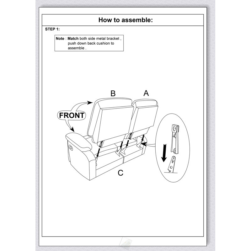 Causeuse inclinable manuelle luxueuse en velours 2 places avec accoudoirs moelleux pour le confort et le style d'un salon moderne