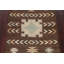 Tapis kilim à teinture naturelle tissé à plat 5 x 7