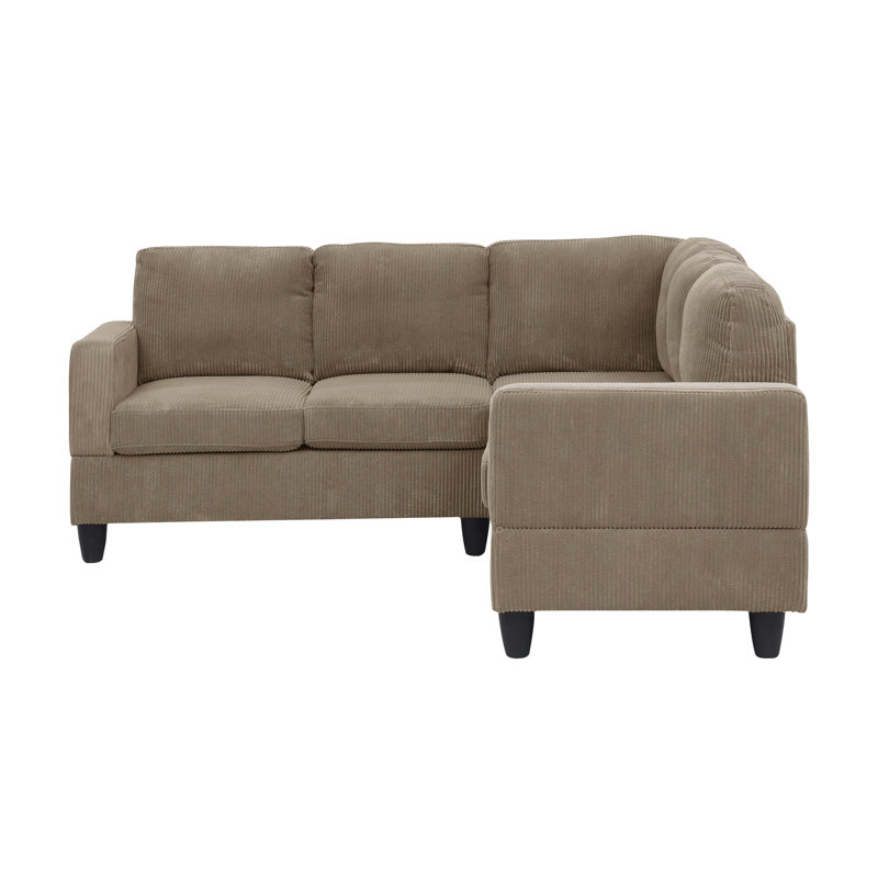 Lichwood Sectional, Camel Corduroy