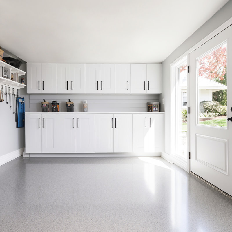 Armoire murale blanche à une porte avec 2 tablettes pour le garage de la cuisine, l 18 po x P 12 po x H 30 po, rangement réglable, charnières à fermeture en douceur, buanderie en bois d'hévéa massif avec 1 tablette, finition laquée, - fermeture