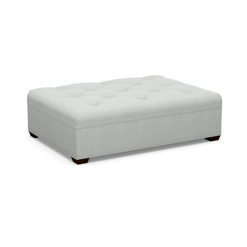 Tufted Ottoman, 8938-45, Walnut
