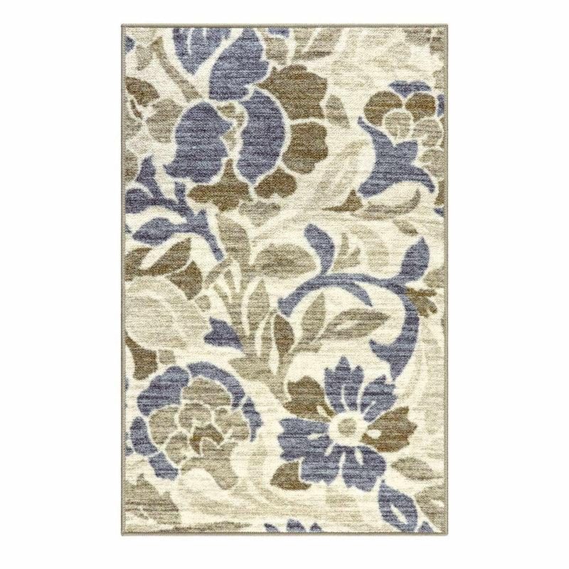 Tapis intérieur antidérapant en nylon Roddney, Rectangle de 5 pi x 8 pi