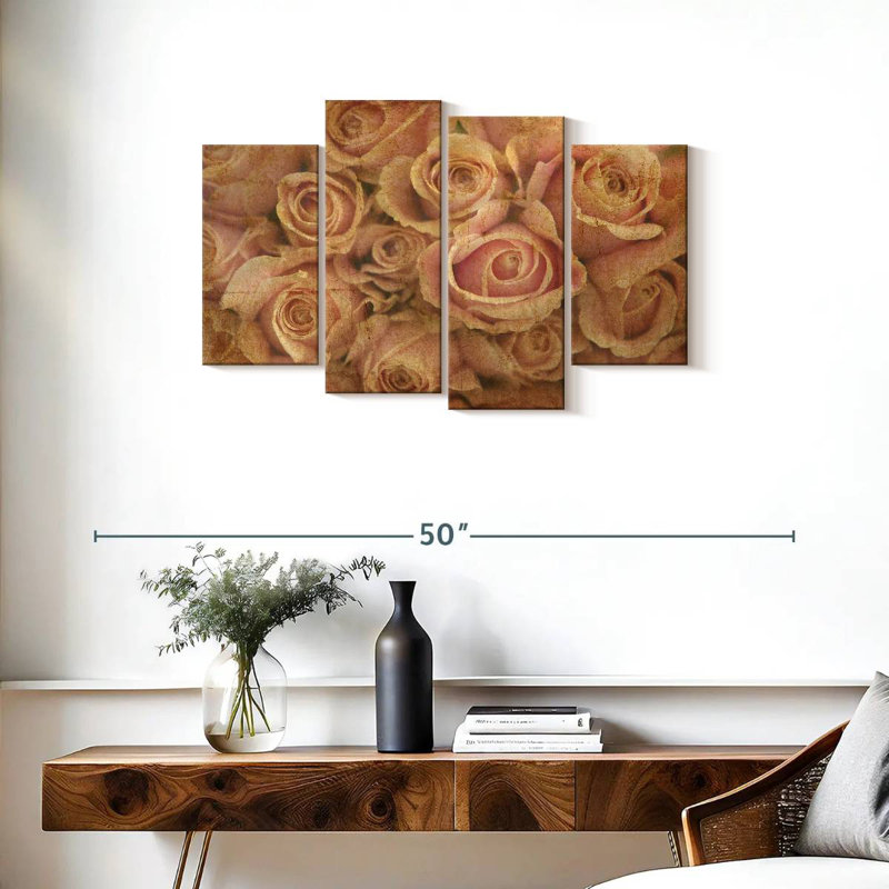 Harnek Rustic Roses, 22" H x 36" W