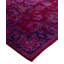Tapis mauve en laine noué à la main 4 pi 2 po x 6 pi 4 po Chevalier