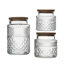 Ensemble de 3 pots en verre 60 oz / 40 oz / 20 oz (ronds)