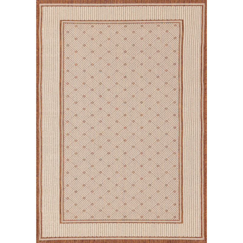 Tapis intérieur / extérieur beige Akber, Rectangle 7 pi 10 po x 10 pi 6 po